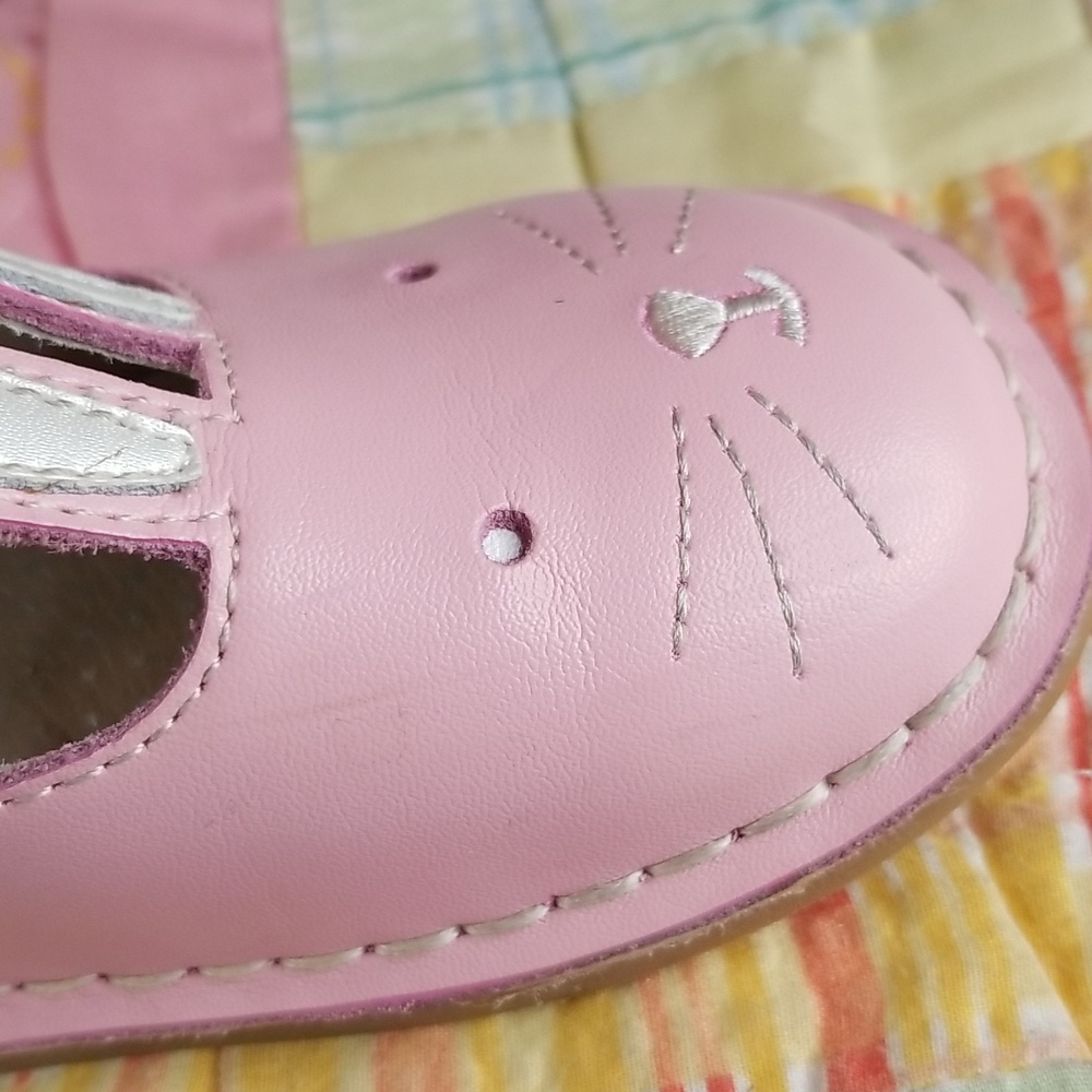 Livie & Luca Pink Leather Bunny Dress Shoes Size 12 Molly - Picture 5 of 8